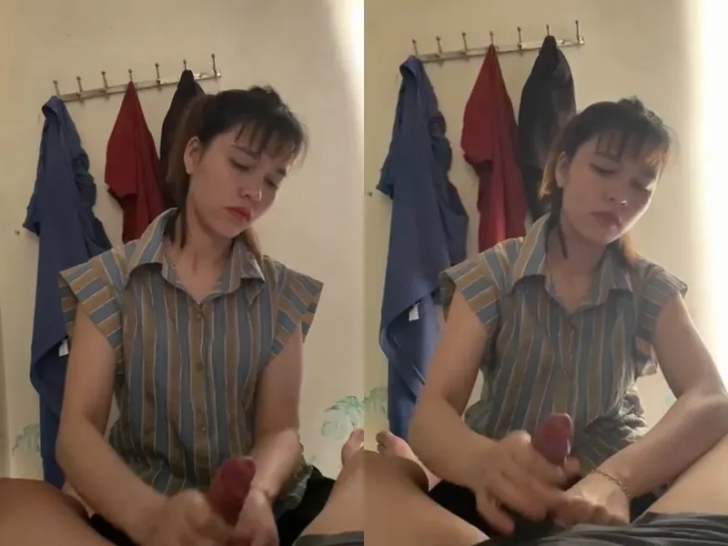 Anh trai đi vắng, ép bạn gái của anh trai sục buồi xuất tinh